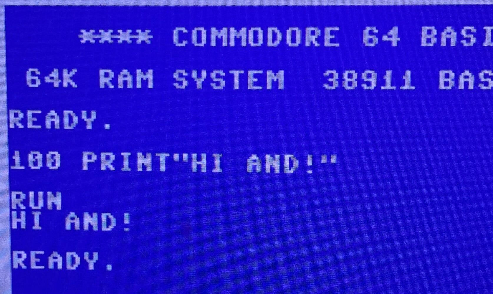 Commodore 64 Screen