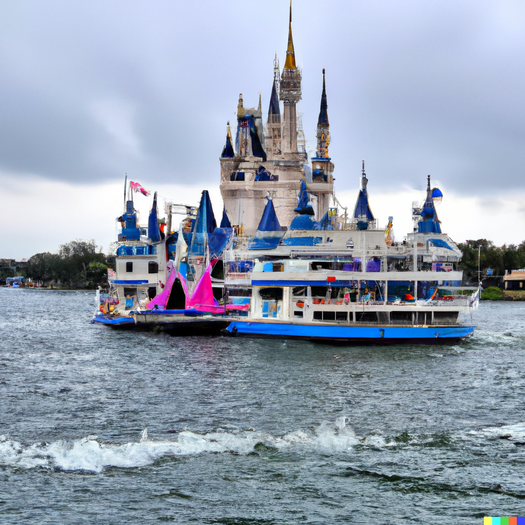DALL·E generiert zu Wokeness Florida Disney